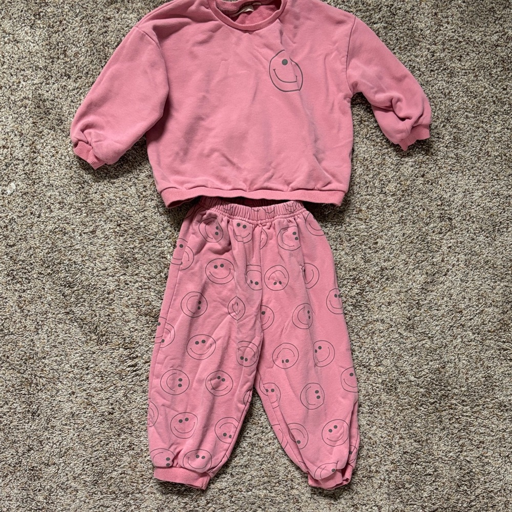 3t girls smiley set
